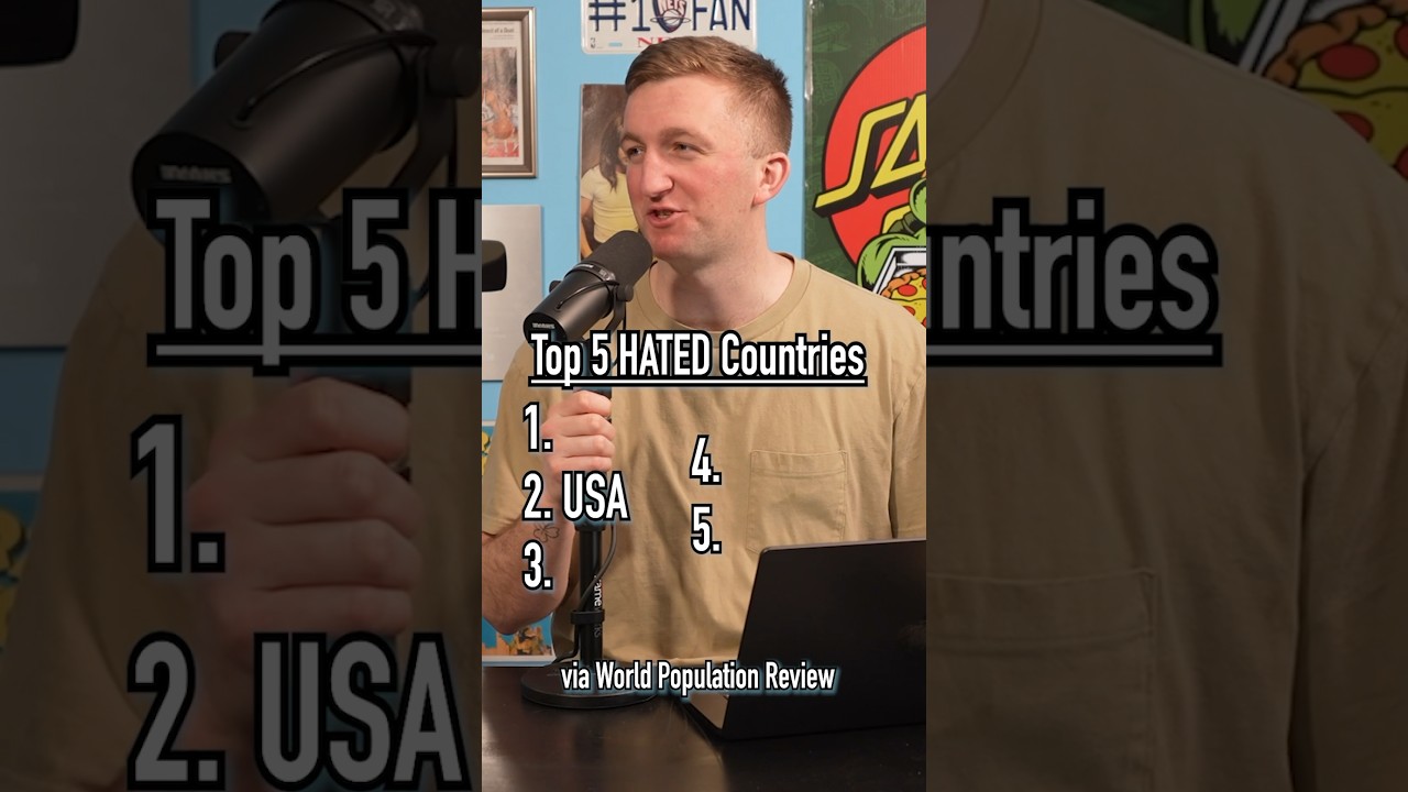 TOP 5 MOST HATED COUNTRIES In The WORLD! Can You Guess Them? #countries #world #hate #usa #top5