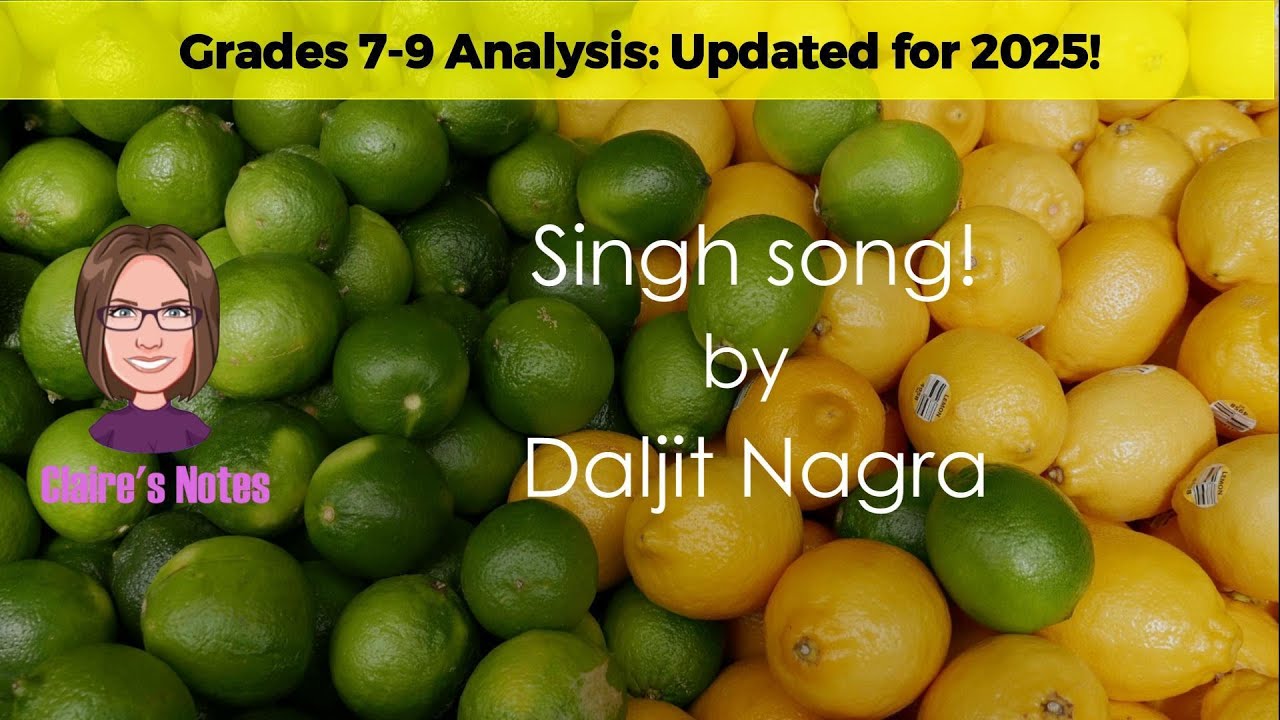 Singh Song! by Daljit Nagra – AQA Poetry Analysis for Exam Success