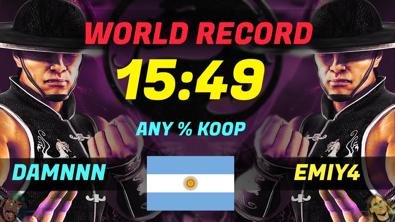 (WORLD RECORD) MK Shaolin Monks Coop Any% 15:49 (DAMMM & Emiy4_)