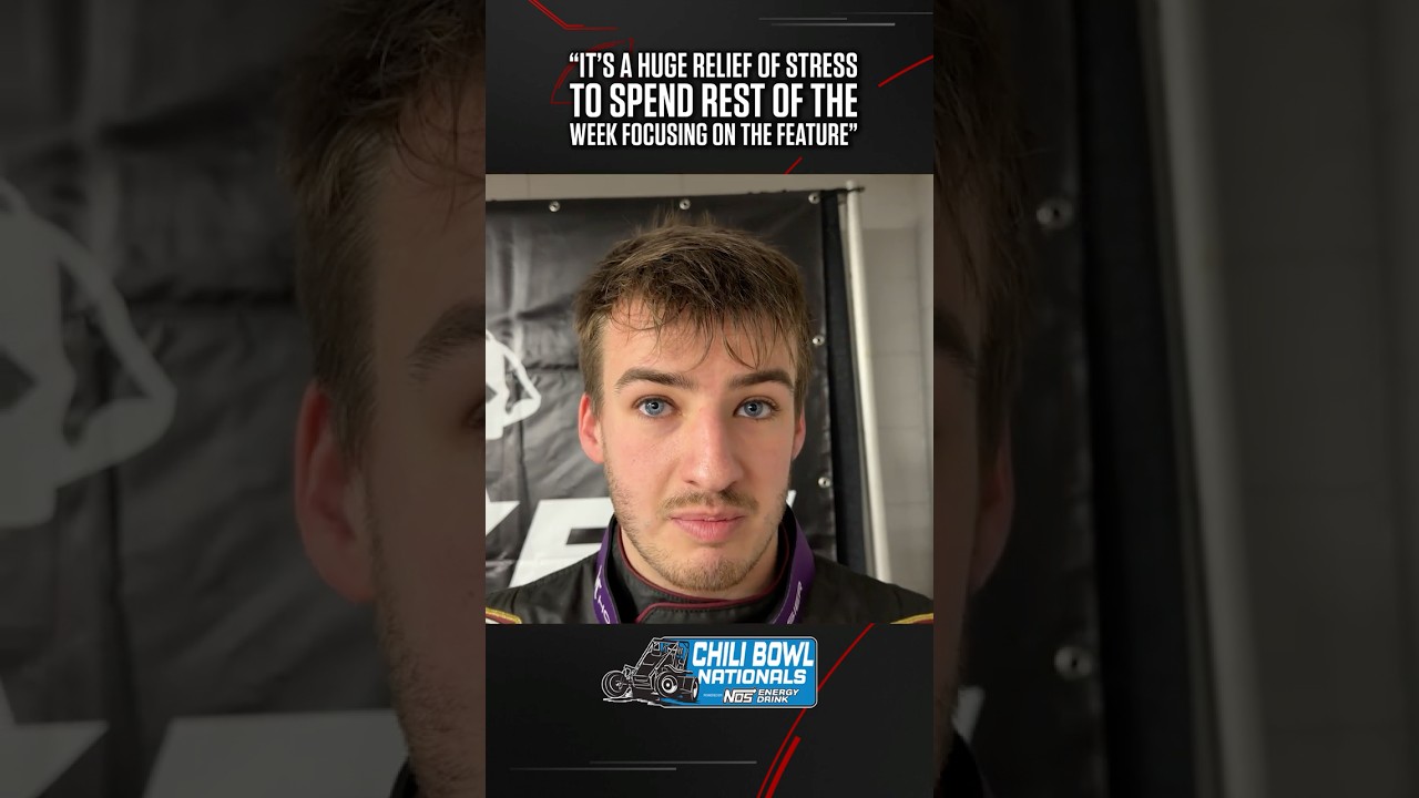 🙌 Briggs Danner was relieved to earn a #ChiliBowl lock-in spot for Alex Bowman on Monday. 🌶️