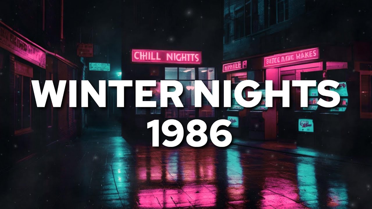 Winter City Lights 1986 | Lofi Retrowave Ambience