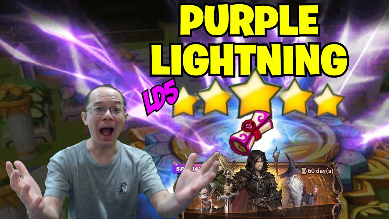 This Purple Lightning Took Me By Surprise (Summoners War x The LOTR)