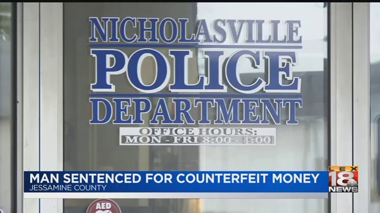 Man Sentenced For Counterfeit Money