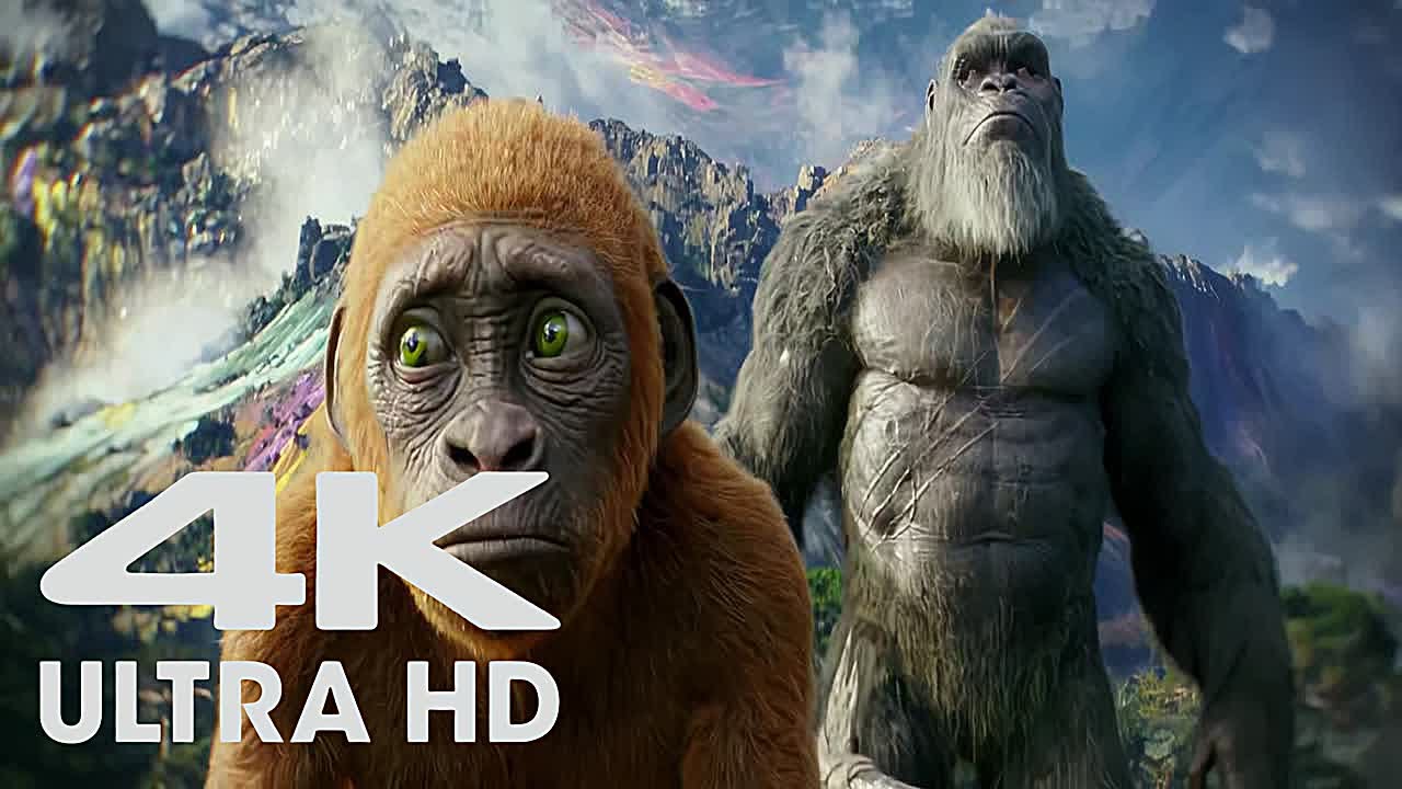 Godzilla x Kong: Hollow Earth Fight Scenes 4K UHD