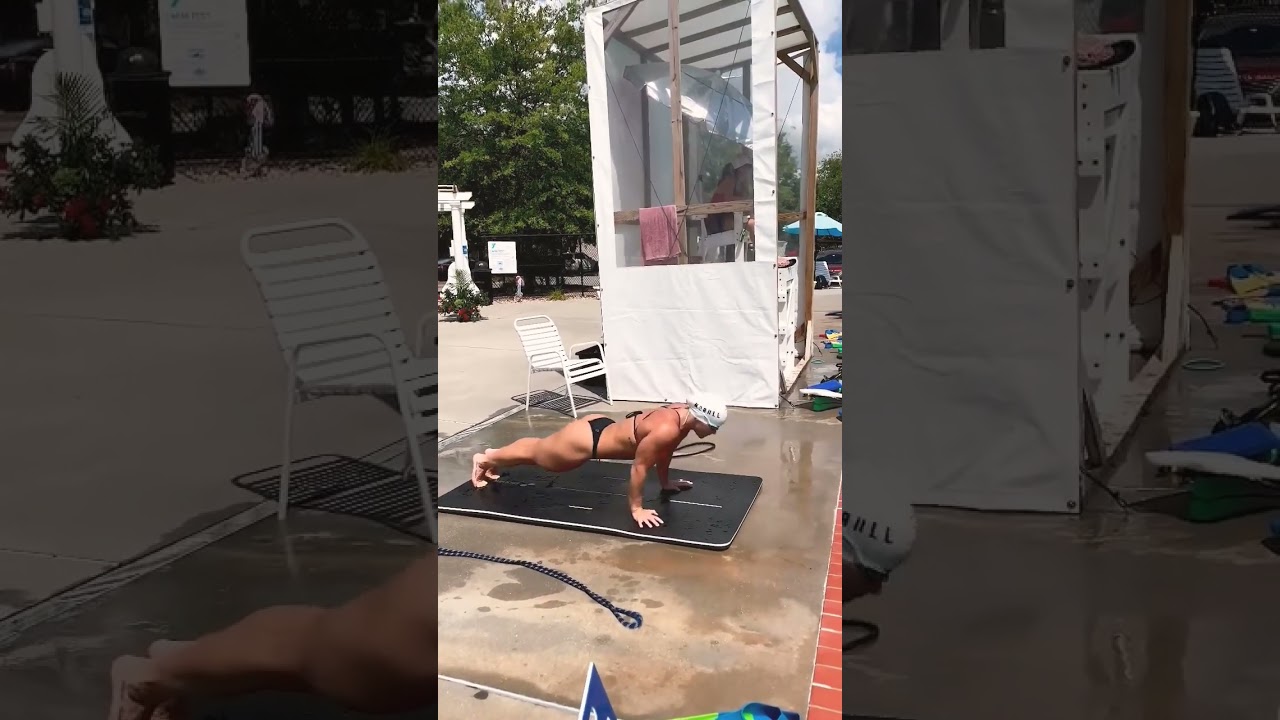 Pool Workouts💪Dani Speegle #shorts #gym #workout #bodybuilding #fitness #gymmotivation #crossfit