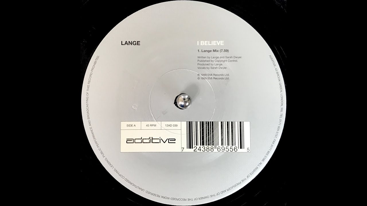 Lange - I Believe (Lange Mix) (1999)