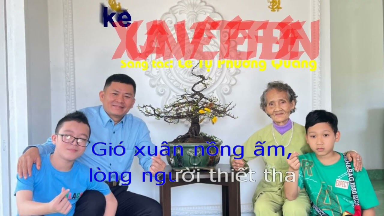 Karaoke Xuân Về Tết Đến | Lê Tự Phương Quang 