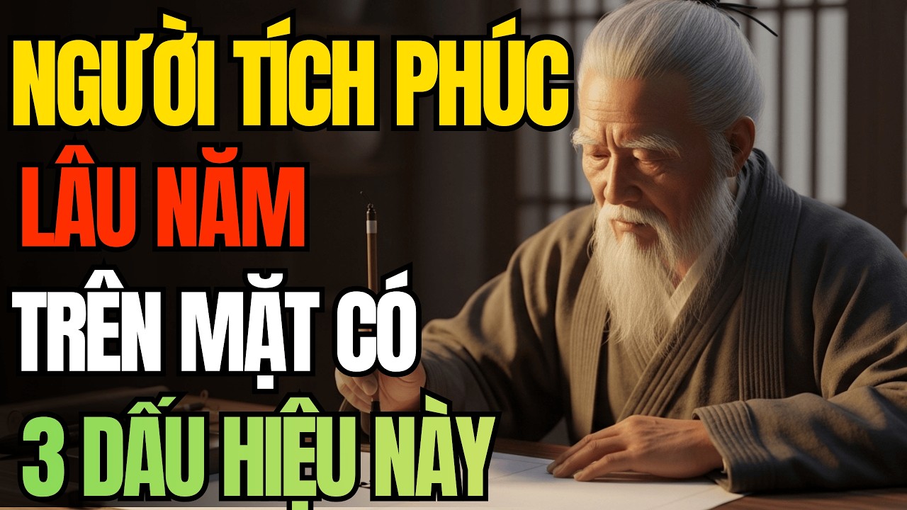 Cổ Nhân Dạy: Tâm Sinh Tướng, Người Tích Phúc Lâu Năm, Trên Mặt Có 3 Dấu Hiệu Này