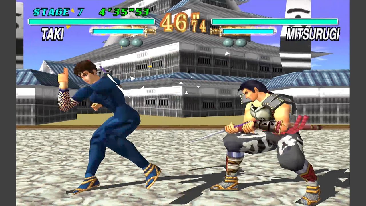 Soul Edge (JPN) [PS1] - play as Nugi-Taki (unused character) + demonstrations