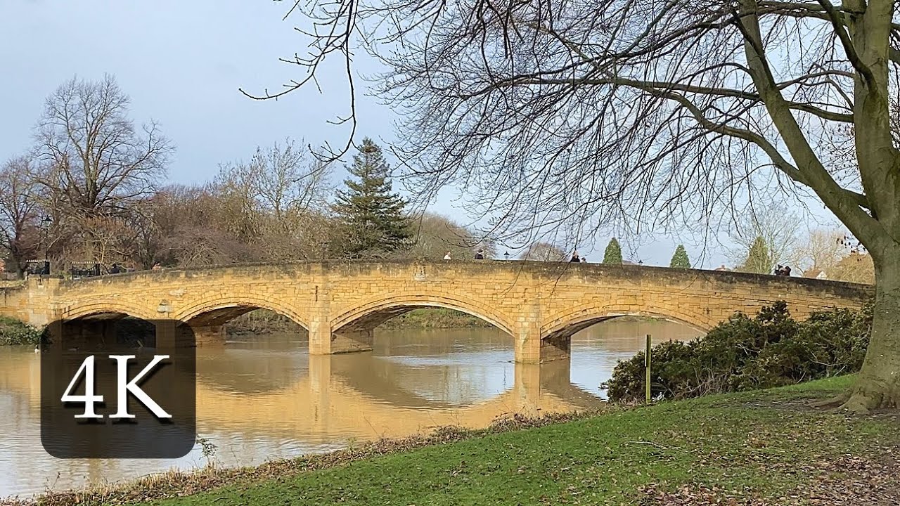4K Ultra HD Abbey Park - Leicester UK Walking Around The Park
