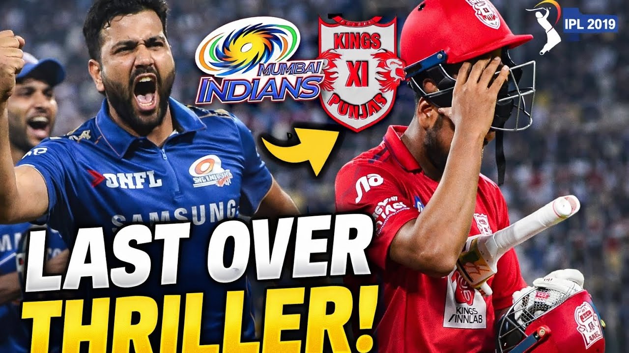 Лучшие моменты IPL 2019 | MI против KXIP, матч 24 | Триллер в последнем овере 😱🔥