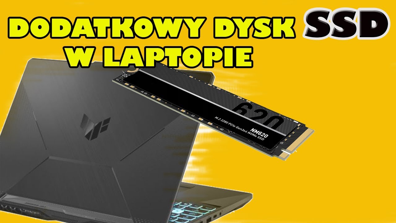 Montaż dodatkowego dysku SSD w laptopie
