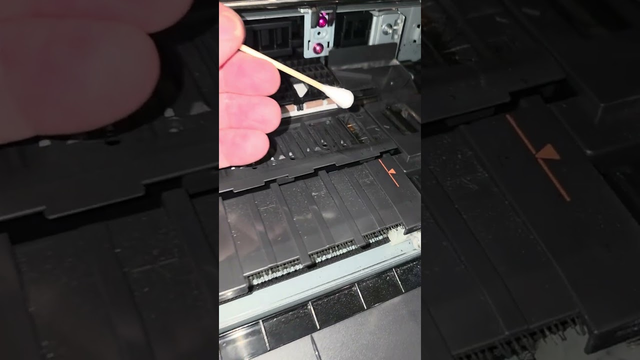 how to clean printhead area  in Canon Pro and GP series large format