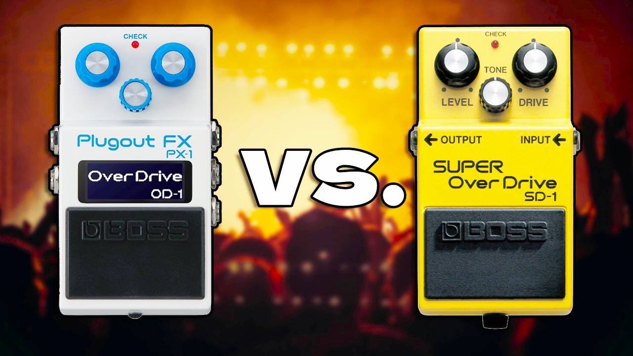 Boss PX-1 Plugout FX vs SD-1 Super Overdrive