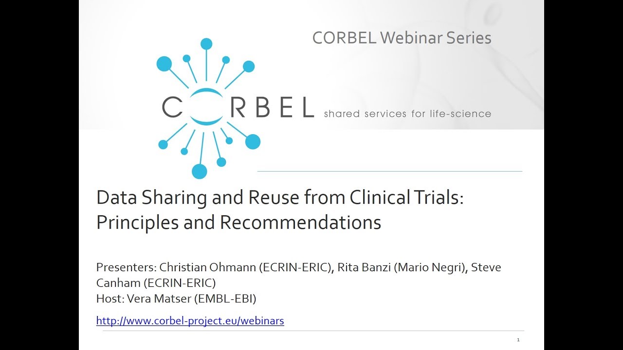 Data Sharing and Reuse from Clinical Trials: Principles and Recommendations