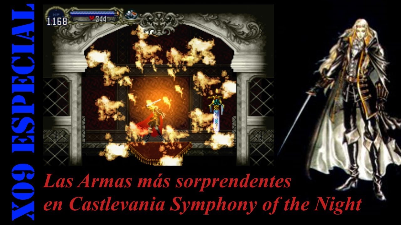 Las Armas más impresionantes de Castlevania Symphony of the Night