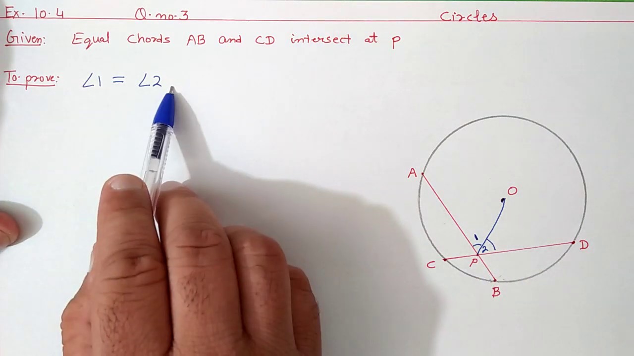Chapter:10 Ex.10.4 (Q.3) Circles | Ncert Maths Class 9 | Cbse.