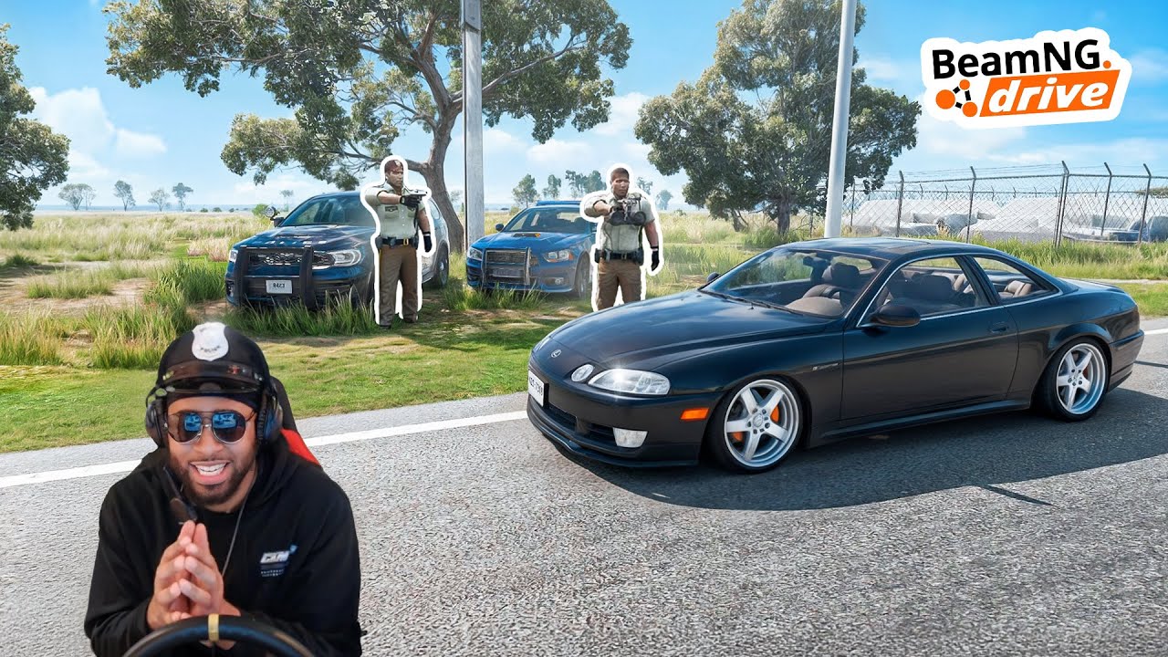 I became a cop in BeamNG.Drive… AGAIN lmaooo