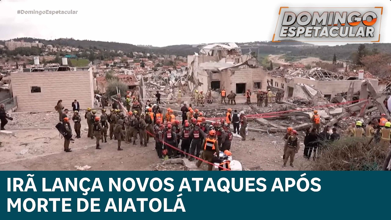 Ataques de retaliação do Irã contra Israel deixam dez mortos | DOMINGO ESPETACULAR
