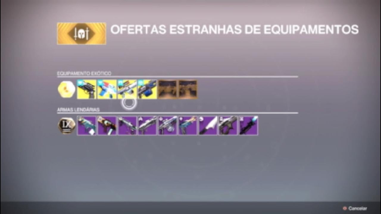 XUR chegou! De 19 a 23/12/25.