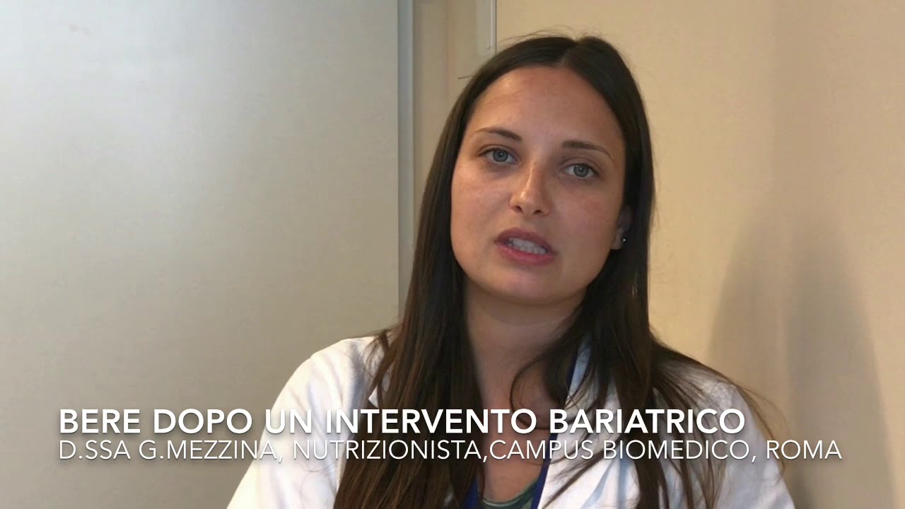 Quando, quanto e che cosa bere dopo un intervento bariatrico