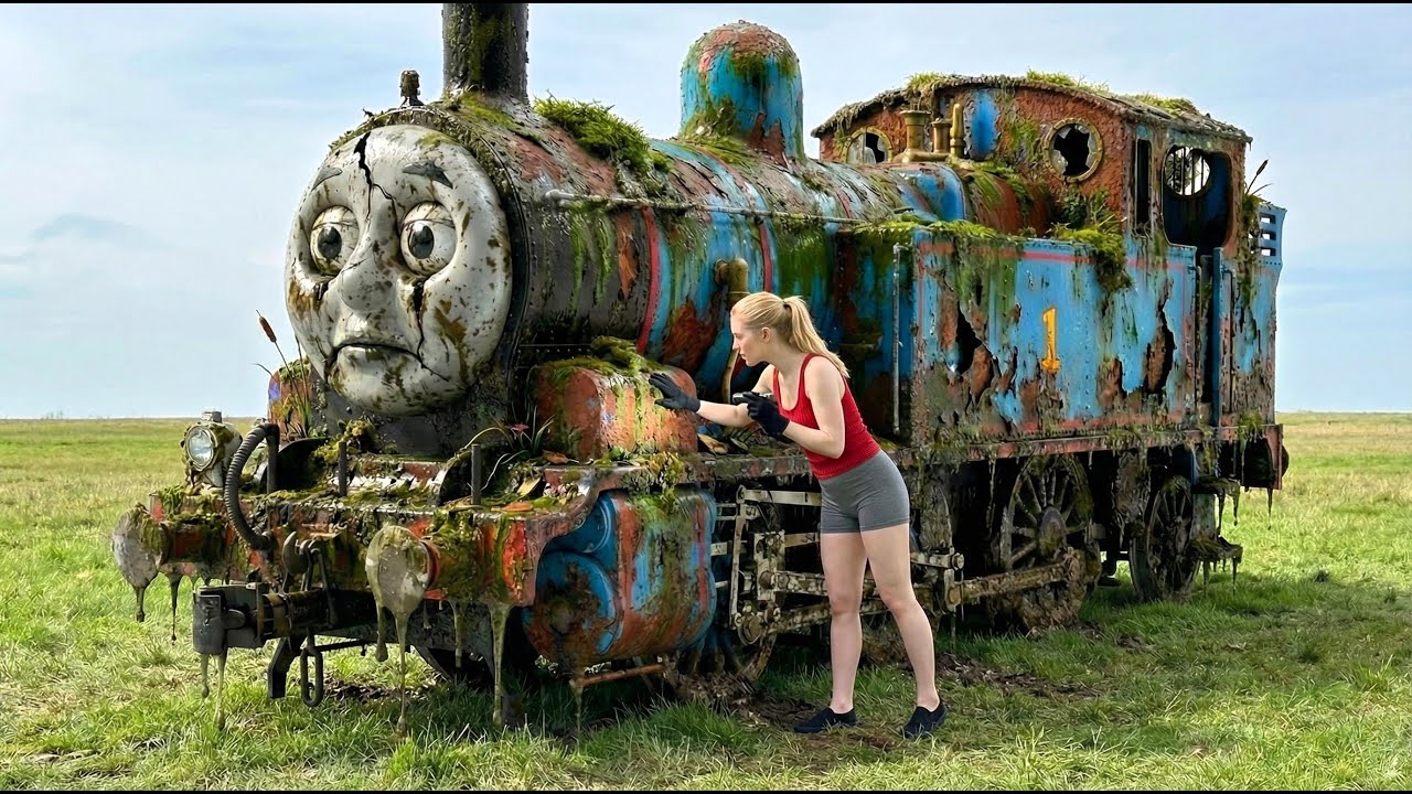 ASMR Restoration! Restoring an Abandoned Thomas the Tank Engine Found in the Forest After 30 Years