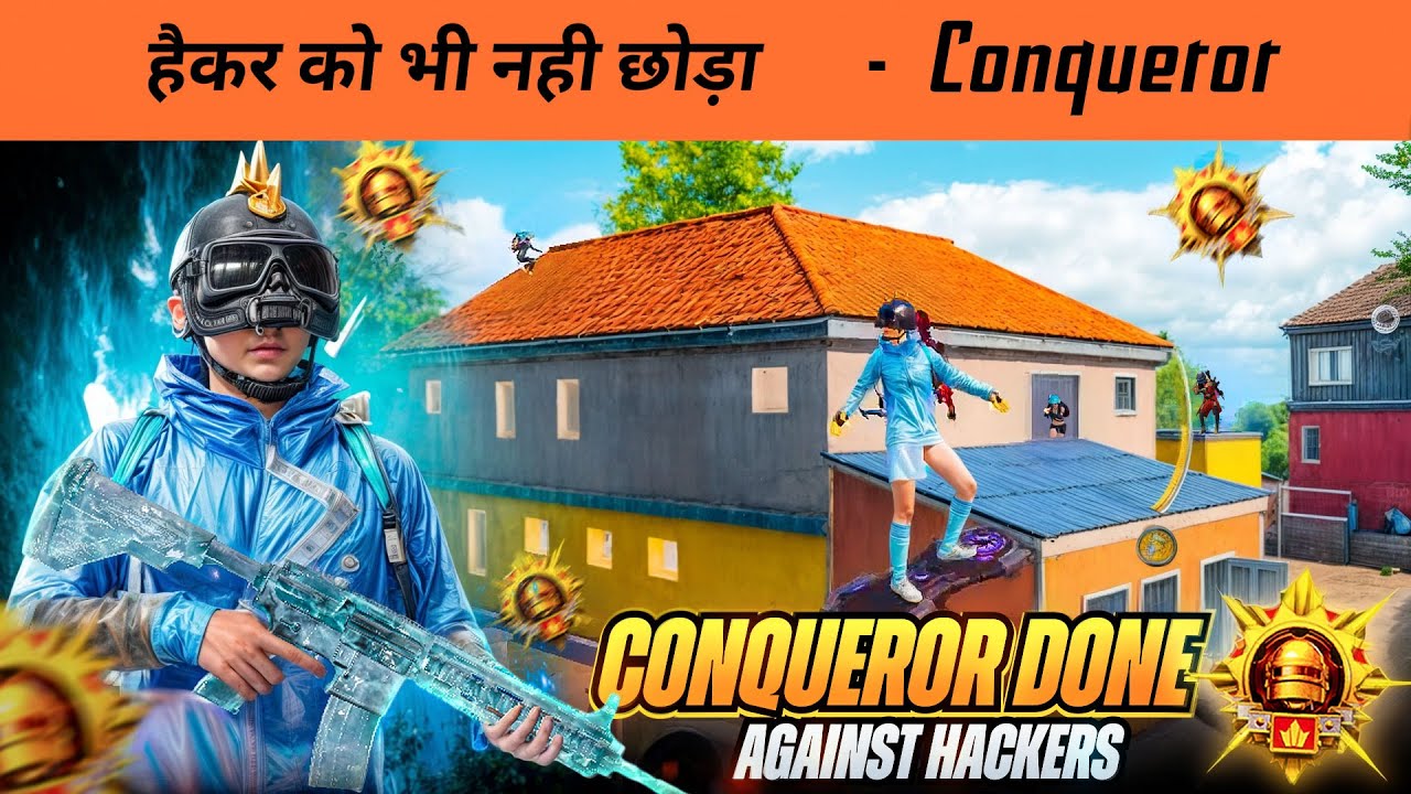 🔥11 KD Conqueror Done Against BGMI's Top Hacker 😈 5 Finger Claw Gameplay