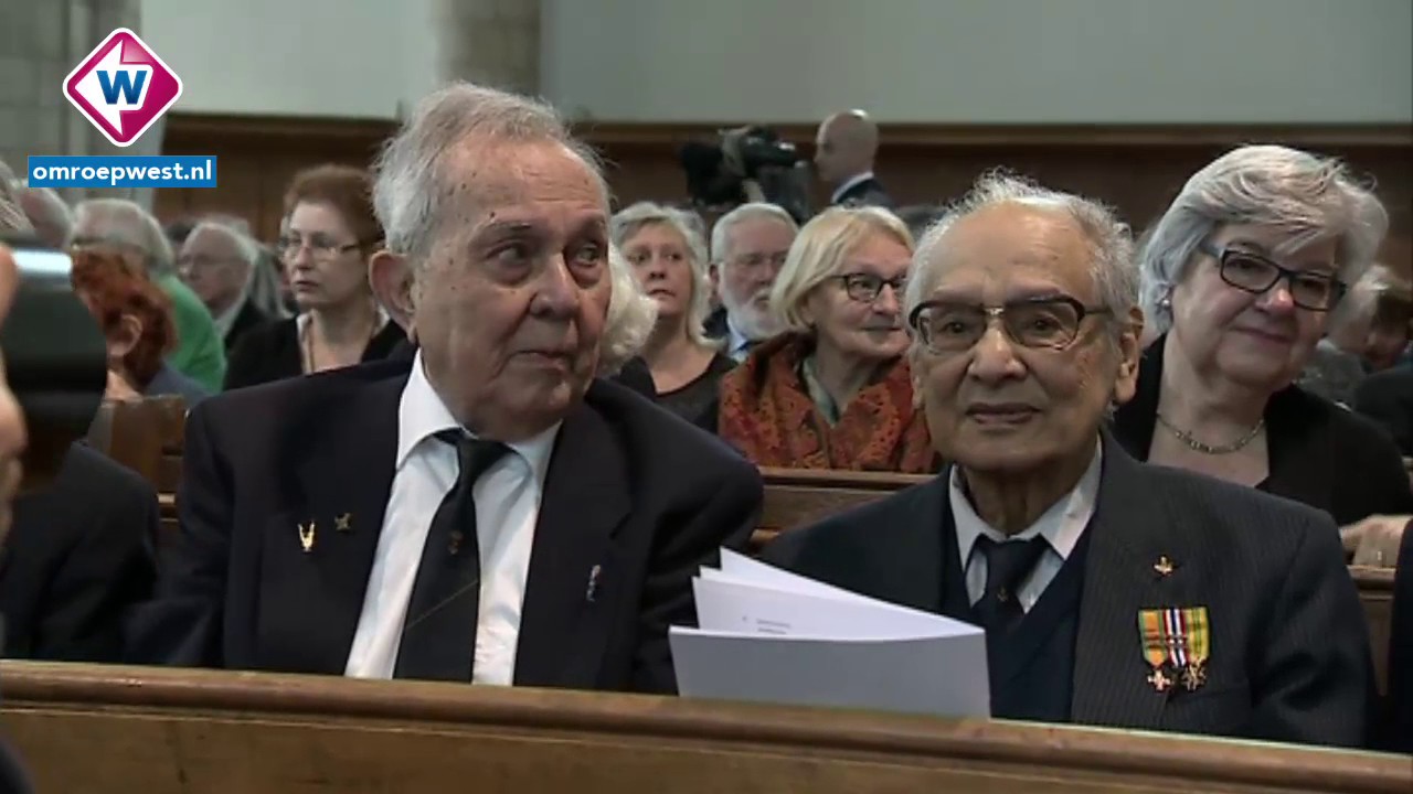 Herdenkingsbijeenkomst van de Slag in de Javazee in de Kloosterkerk in Den Haag