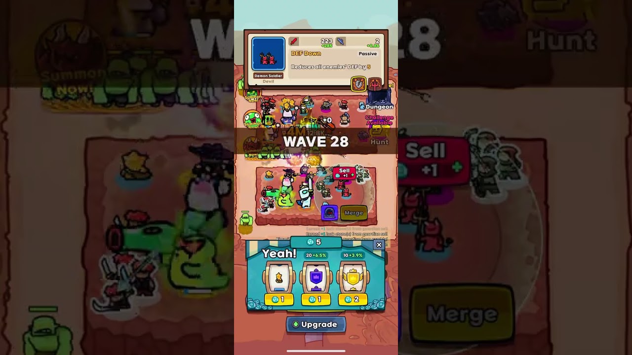 Lucky Defense - Hard Mode Vayne OP