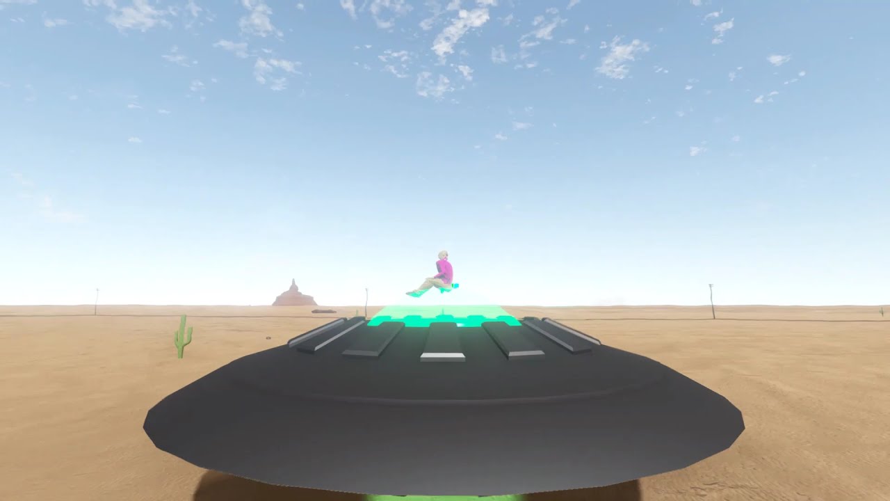 The Long Drive stopping a UFO