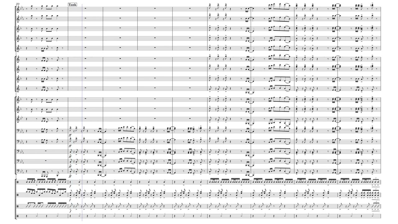 Buckeye Swag x Tank Fanfare {Marching Band Arrangement}