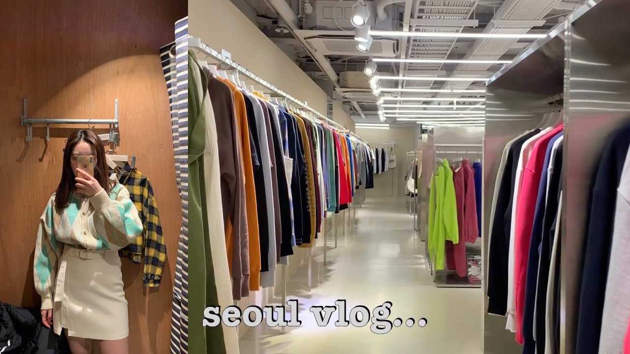 seoul vlog ep.03 🛍 lost my padding jacket, vintage shopping, Common ground and studying