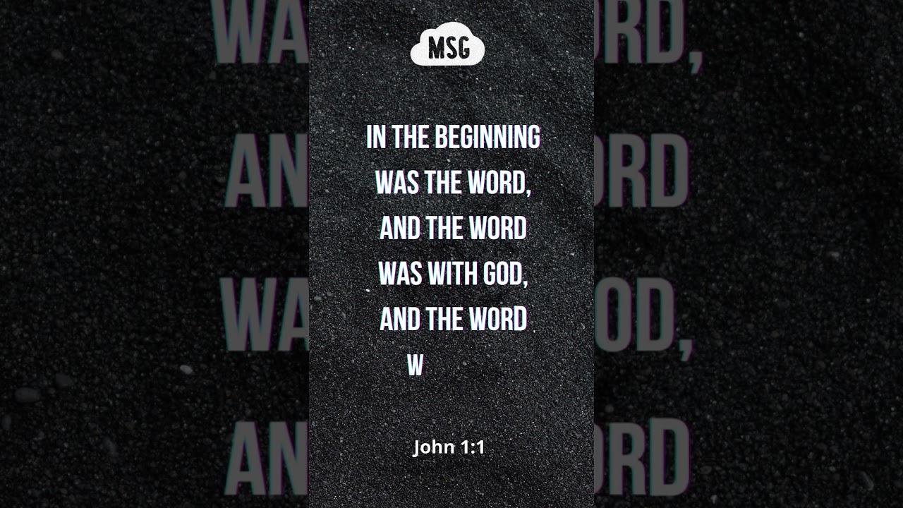A Bible verse to inspire you 😇 John 1:1 #bibleversesforsleep #healingscriptures