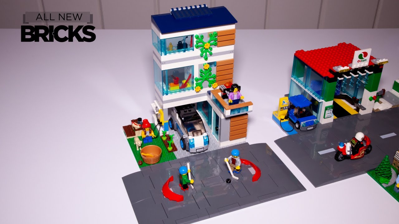Lego City 60291 Family House Speed Build with new for 2021 Road Plates