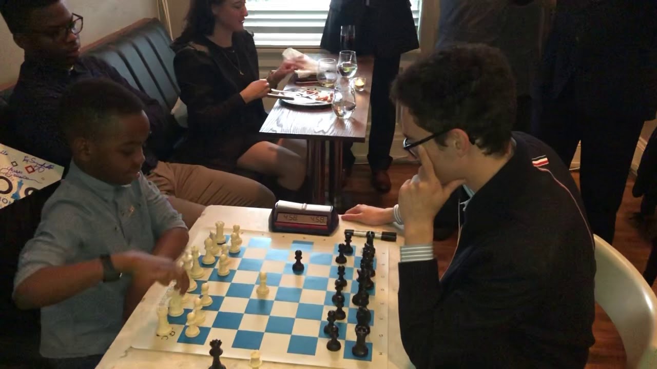 Tanitoluwa Adewumi vs GM Fabiano Caruana