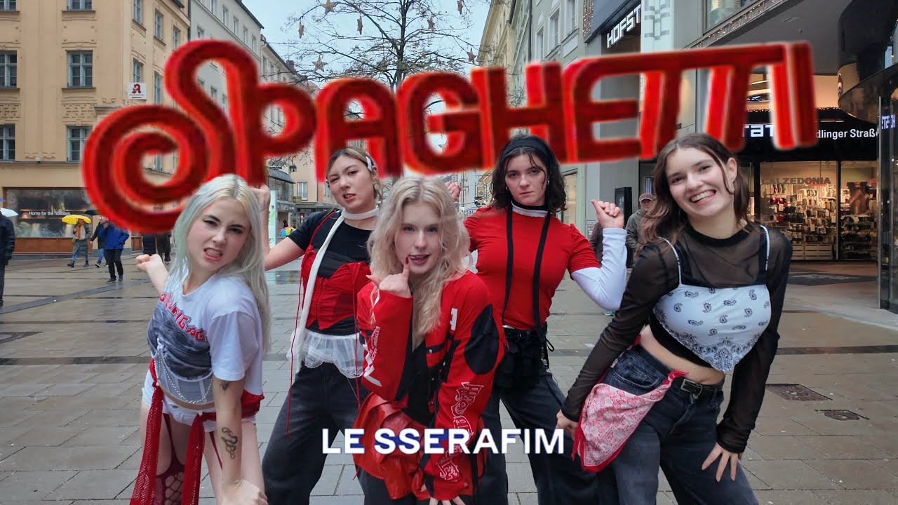 [KPOP IN PUBLIC | ONE TAKE] LE SSERAFIM (르세라핌) - SPAGHETTI | Dance Cover in Munich