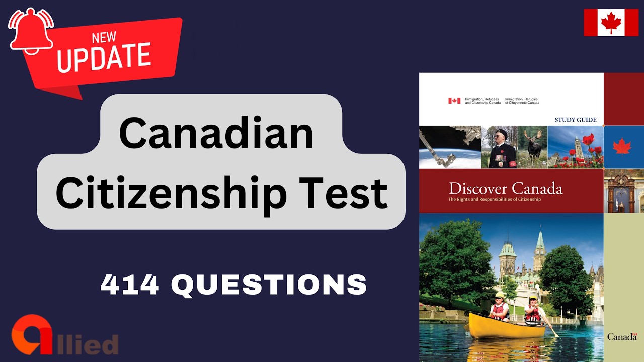 Canadian Citizenship Test 2025 – 414 Real Past-Test Questions & Answers