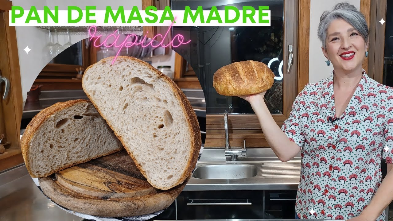 🥖 PAN RAPIDO DE MASA MADRE 🥖 con Thermomix® #TM6 #TM5 #TM31 🔝