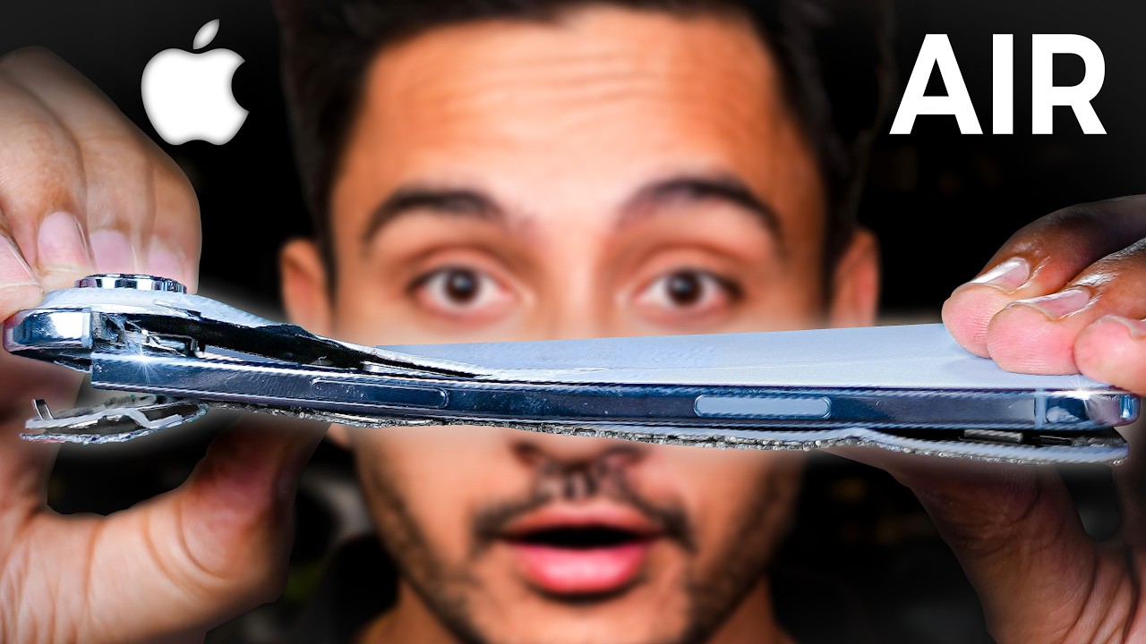 iPhone 17 Air Real Bend Test! 😱😱