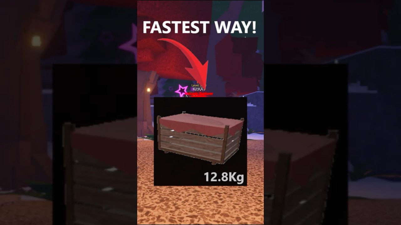 How to Get the 12.8 KG Bait Crate Fast in Fisch (Windy Elemental) #fisch  #roblox #baitcrate #viral