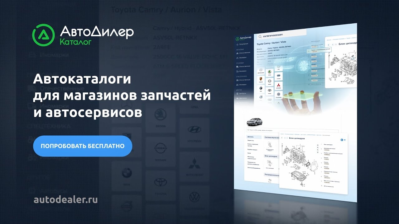 АвтоДилер Каталог &ndash; Онлайн-сервис для подбора оригинальных запчастей автомобилей.