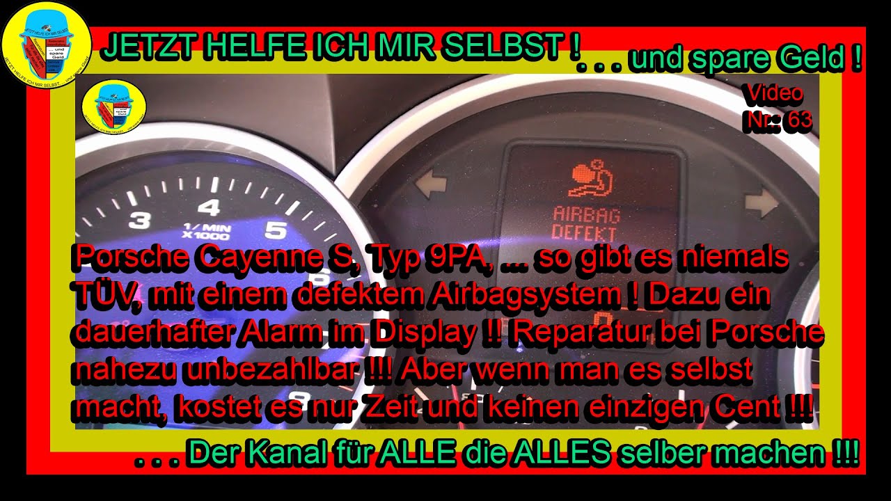 Extrem teure Reparatur am Porsche Cayenne S 9PA ! Direkt bei Porsche,... unbezahlbar !! DIY Lösung ?