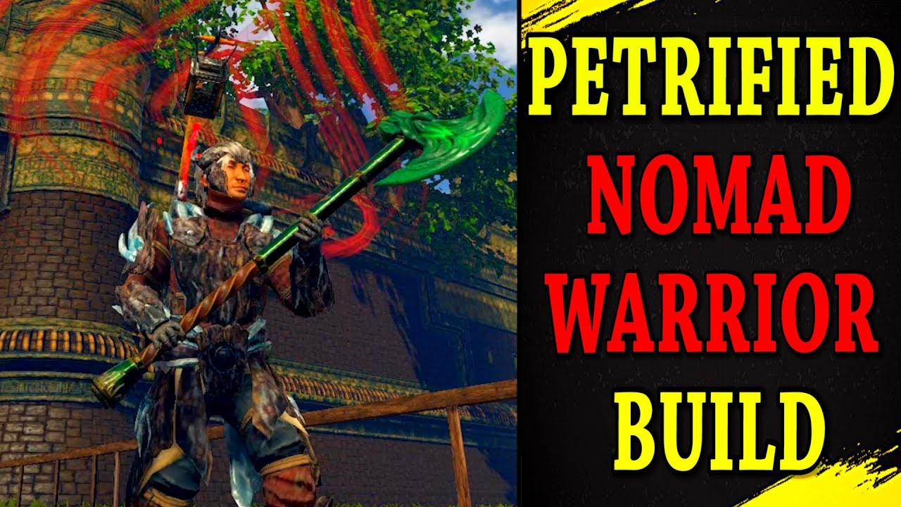 OUTWARD - Petrified Nomad Warrior Build (2h Melee / Bow)