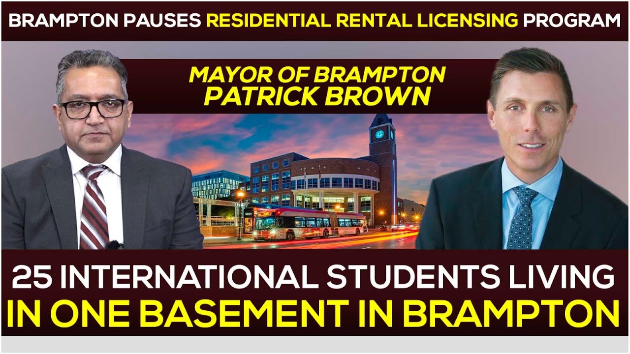 25 Students In One Basement In Brampton || Brampton Pauses Landlord Licensing Program
