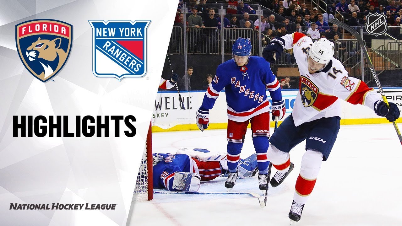 NHL Highlights | Panthers @ Rangers 11/10/19