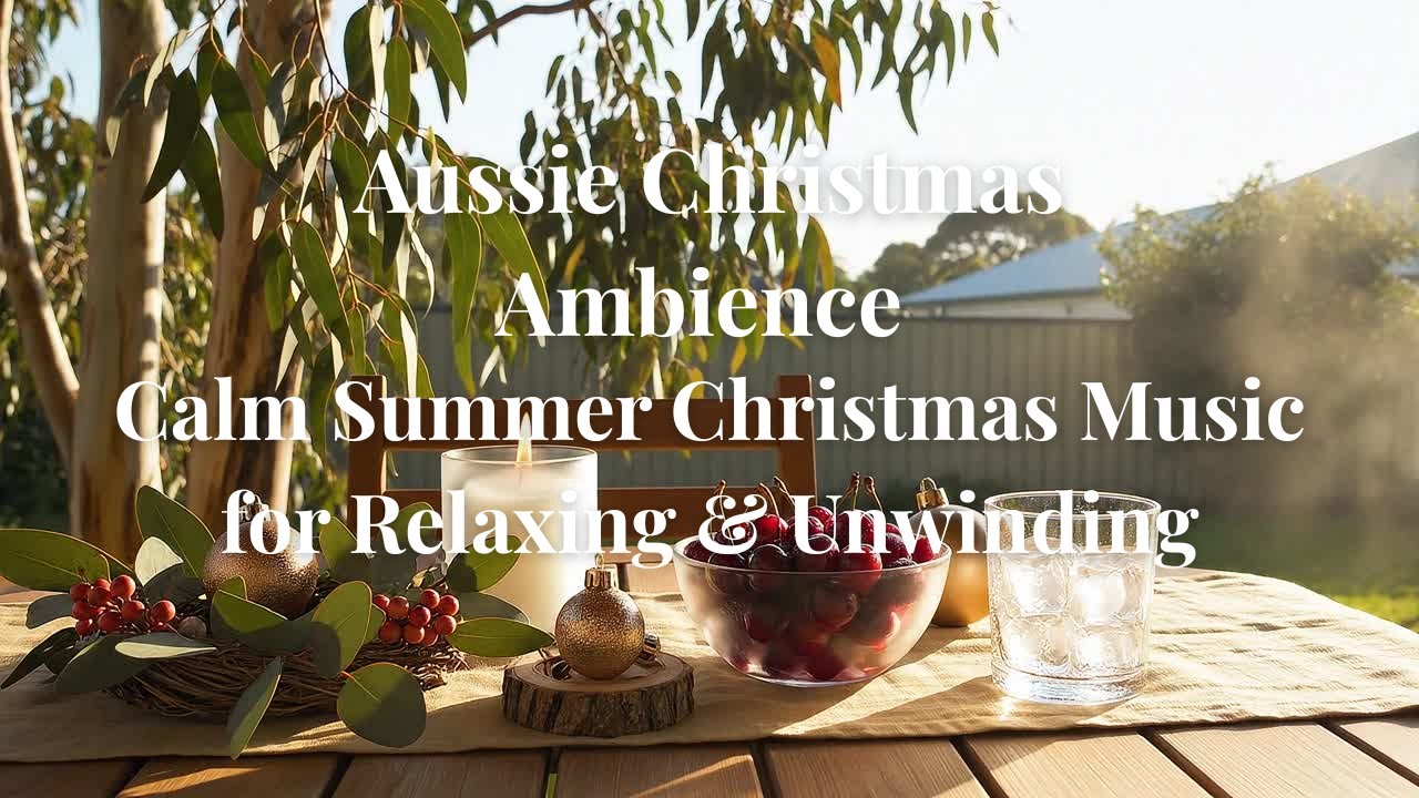 Aussie Christmas Ambience 🎄✨ | Calm Summer Christmas Music for Relaxing & Unwinding