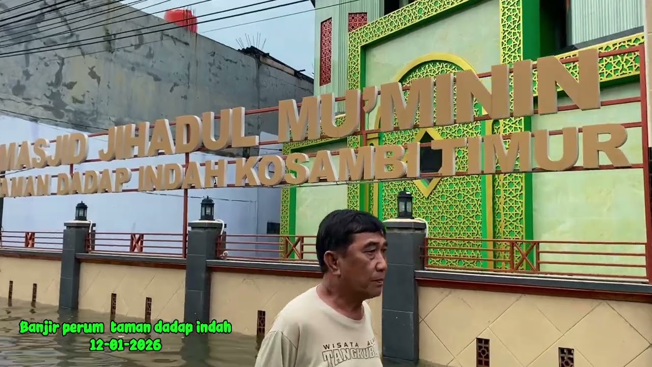Banjir di perumahan taman dadap indah tangerang