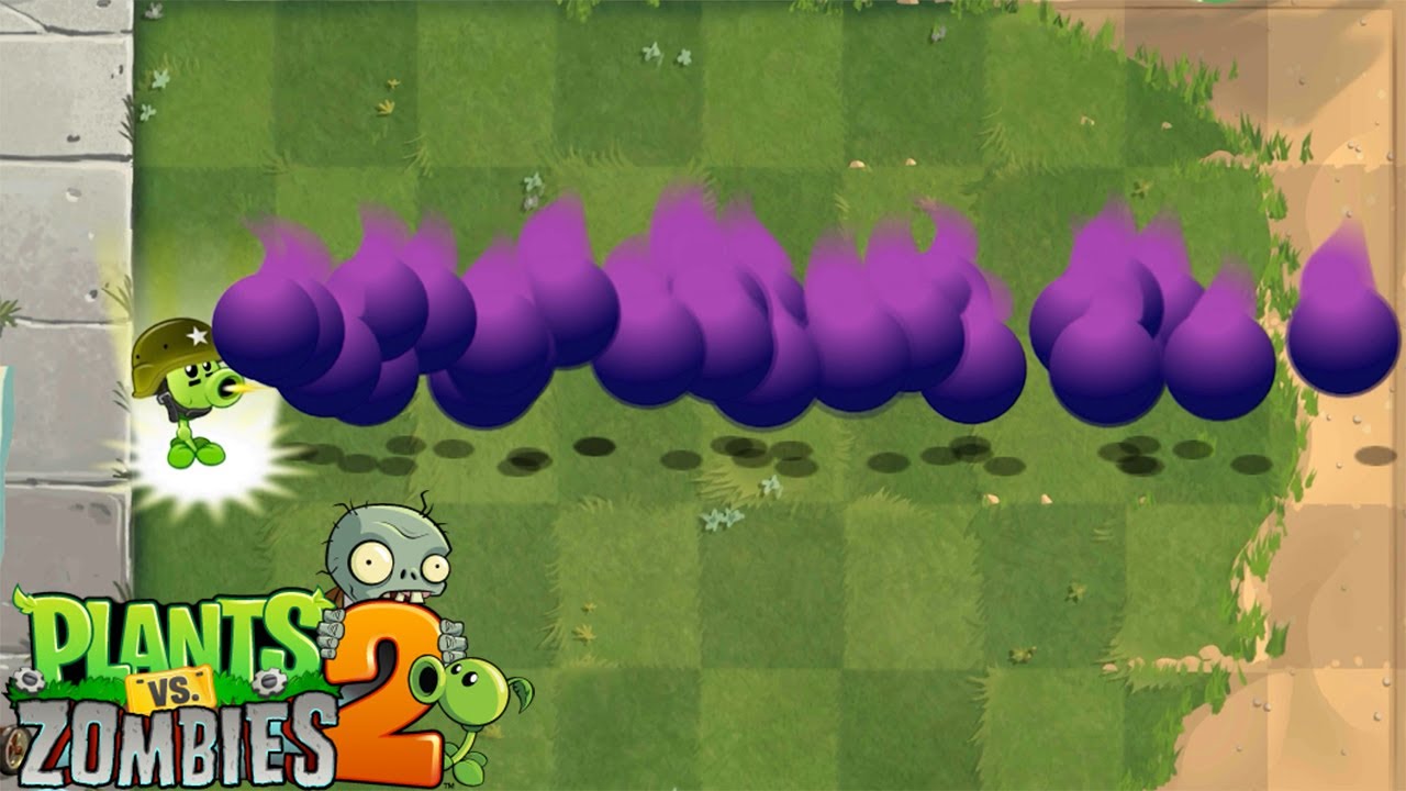 PvZ 2 Fusion - Every Plant Using Projectile Shadow Peashooter - Which is Best Fusion Plant ?