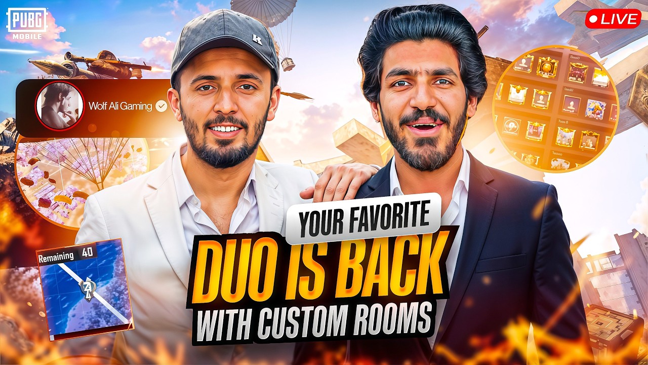 INTAZAAAR KHTAM🤩 AFTER A LONG TIME BAD CUSTOM ROOMS IS HERE WITH TOP1 BAJWA  | PUBG MOBILE