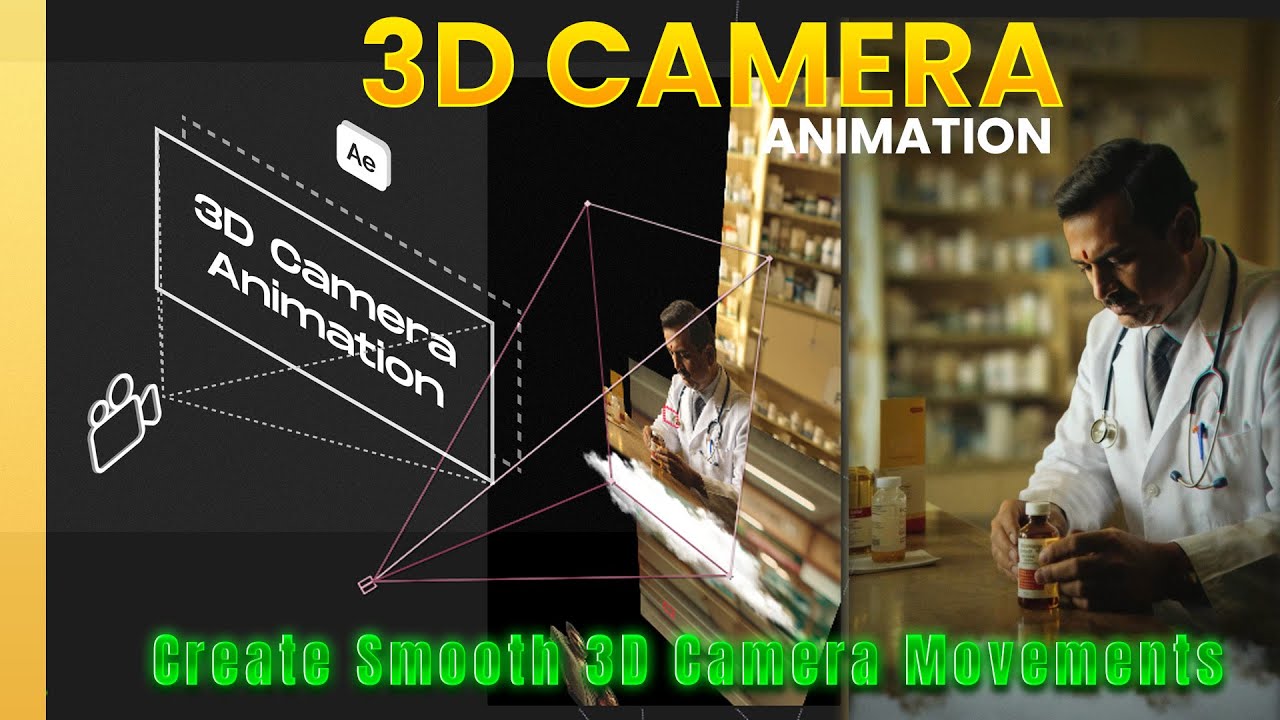 3D Camera Animation in After Effects | Beginners Tutorial in Hindi